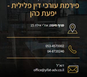 עורך דין פלילי פרטי